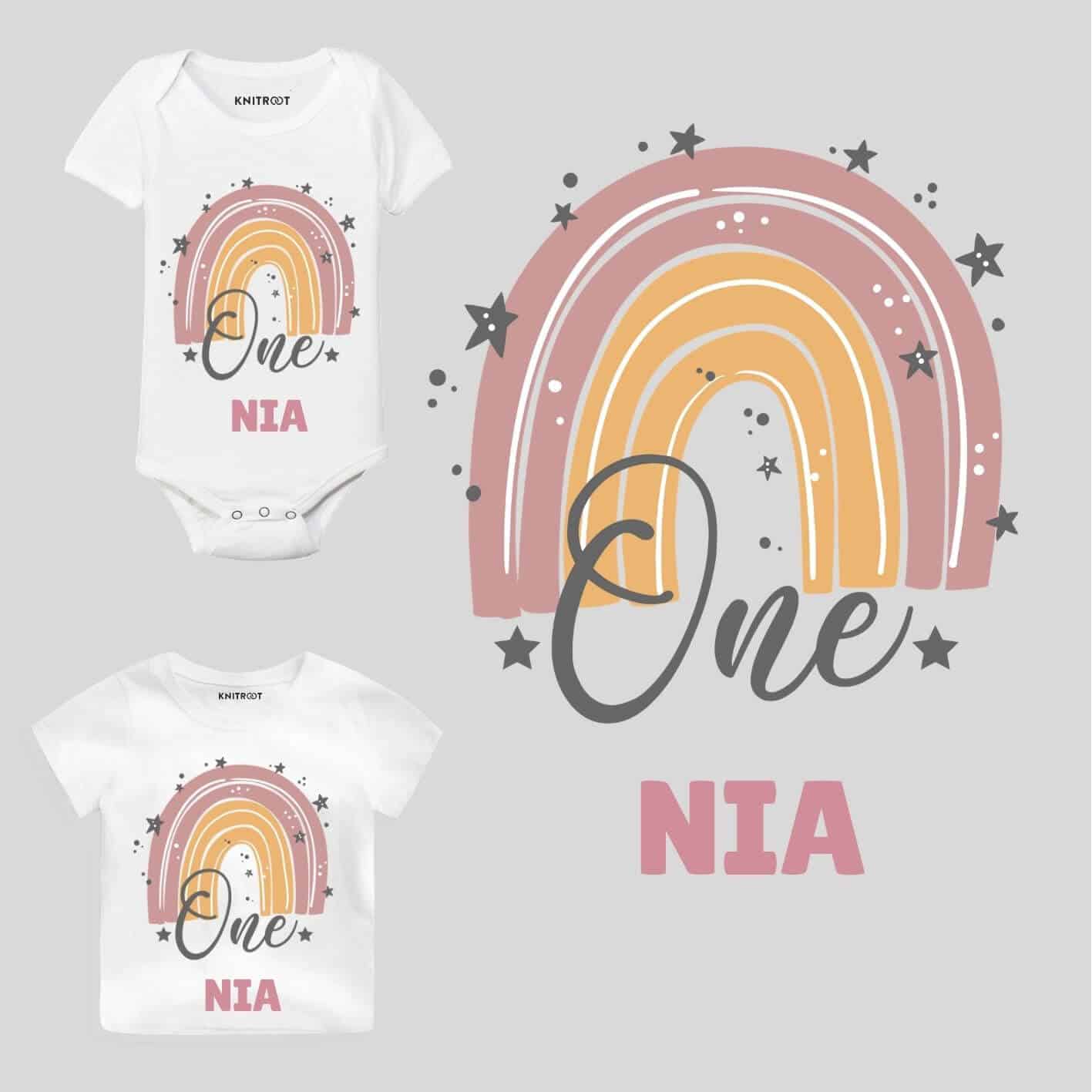 One Birthday Personalize Toddler wear
