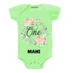 One Birthday-floral Toddler outfit