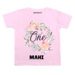 One Birthday-floral Toddler outfit