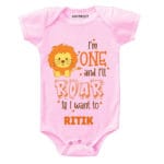 One and i’ll roar Birthday Toddler wear