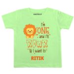 One and i’ll roar Birthday Toddler wear