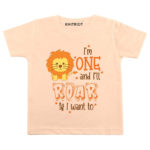 One and i’ll roar Birthday Toddler wear