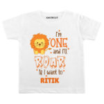 One and i’ll roar Birthday Toddler wear