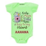 Only Mom and dad has key to my heart