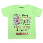 Only Mom and dad has key to my heart