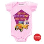 Riding into my 1st Birthday Outfit