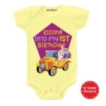 Riding into my 1st Birthday Outfit