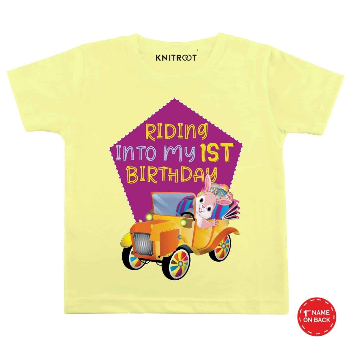 Riding into my 1st Birthday Outfit