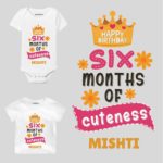 Six Months Birthday Baby wear