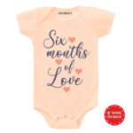 Six months of Love Baby wear