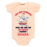 Superhero Dad Birthday Baby Wear