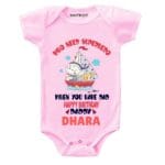 Superhero Dad Birthday Baby Wear