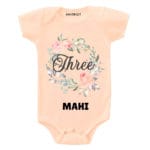 Three Birthday-floral Toddler wear