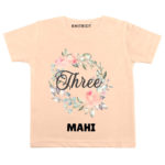 Three Birthday-floral Toddler wear