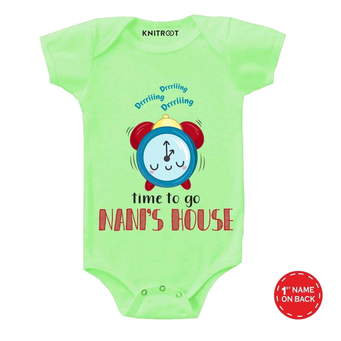 Time to go nani's house Baby Wear