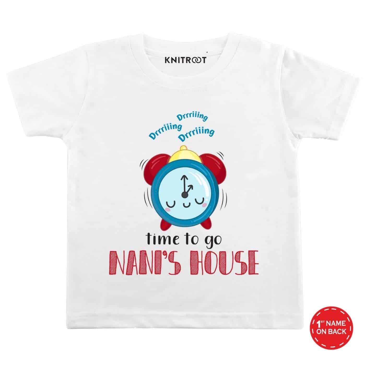 Time to go nani's house Kids T-shirt