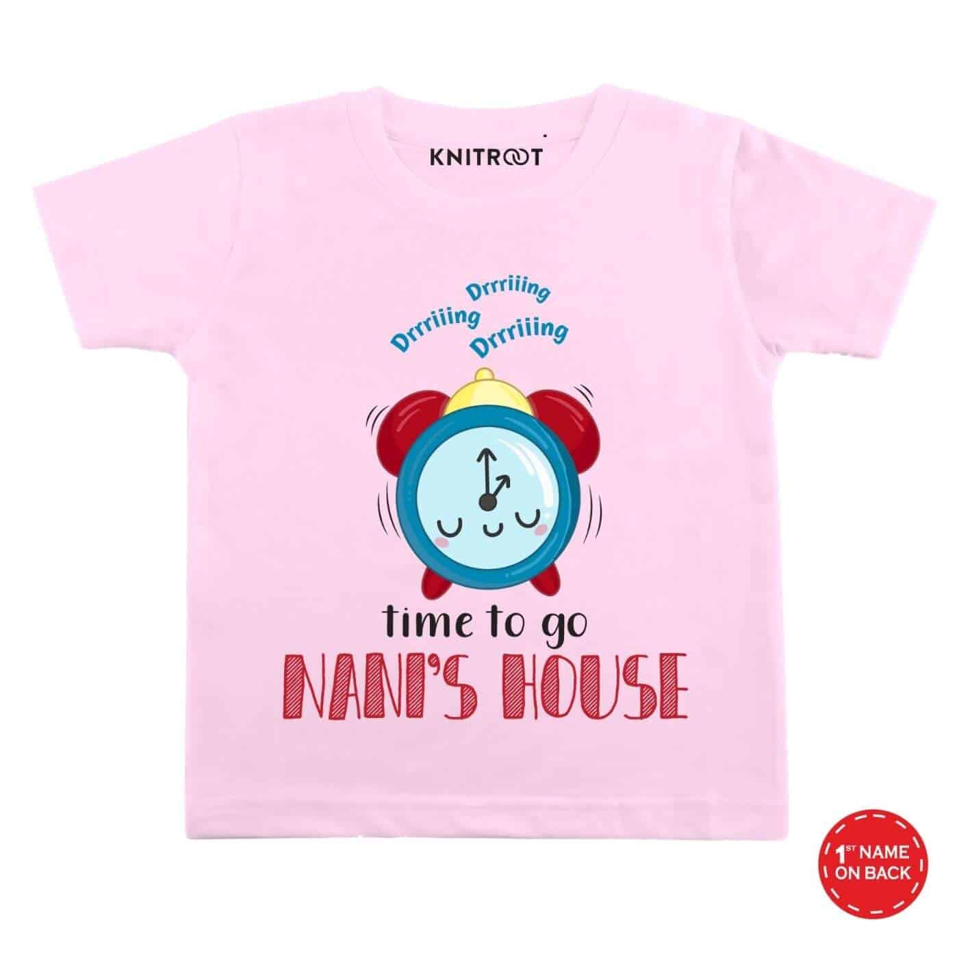 Time to go nani's house Kids T-shirt