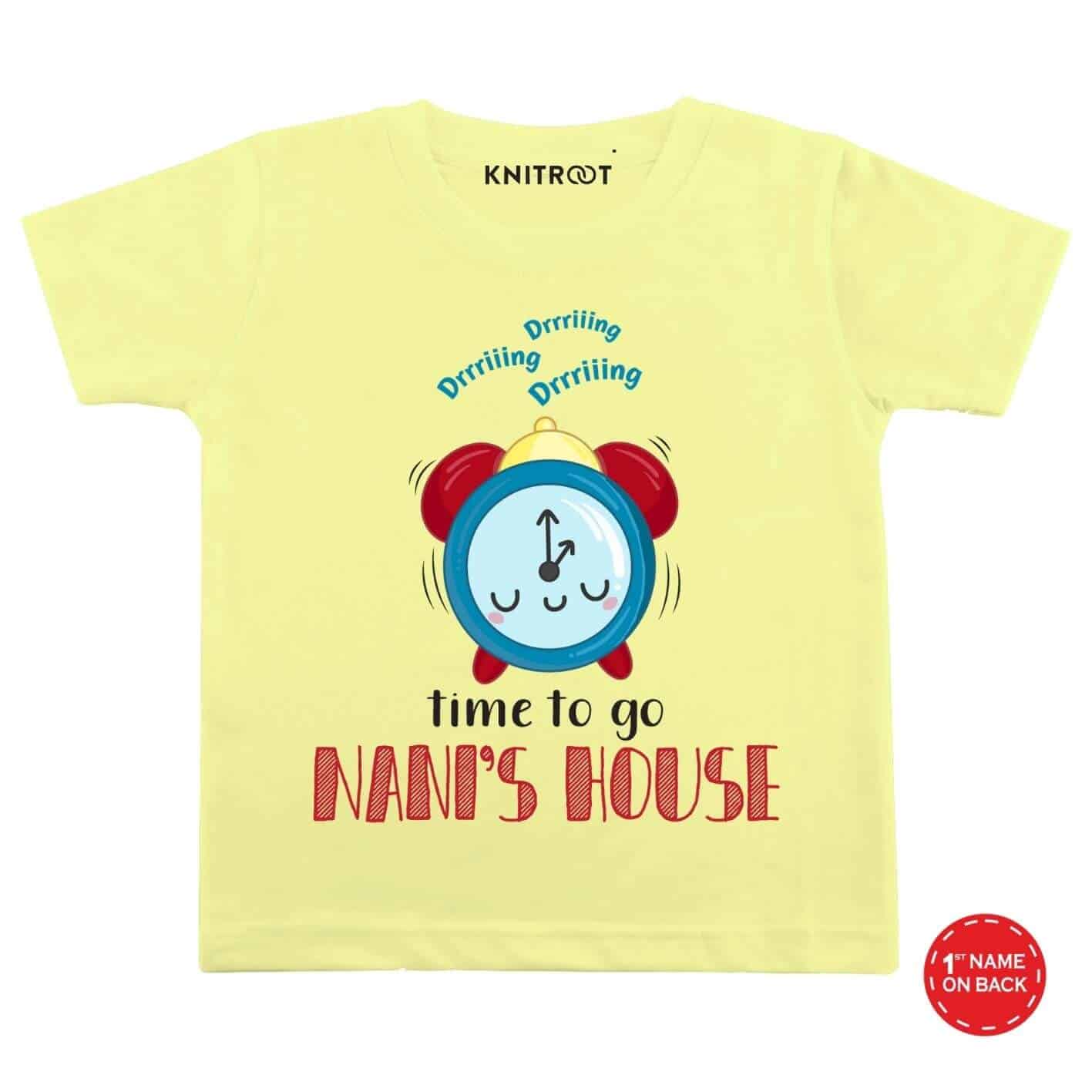 Time to go nani's house Kids T-shirt