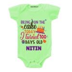 Turned 100 days old Kids Wear