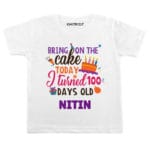 Turned 100 days old Kids Wear