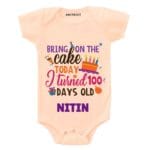 Turned 100 days old Kids Wear