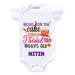 Turned 100 days old Kids Wear