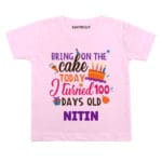 Turned 100 days old Kids Wear