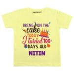 Turned 100 days old Kids Wear