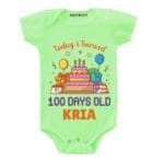 Turned 100 days old-cake Baby Wear
