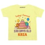 Turned 100 days old-cake Baby Wear