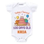 Turned 100 days old-cake Baby Wear