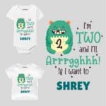 Two and i'll Arrghh Toddler outfit