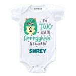 Two and i’ll Arrghh Toddler outfit