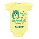 Two and i’ll Arrghh Toddler outfit