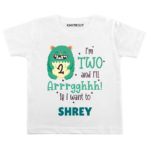 Two and i’ll Arrghh Toddler outfit