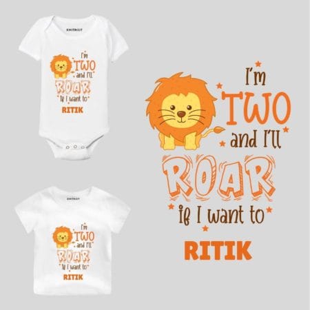 Two and i'll roar Toddler clothes