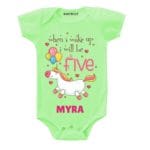 Wake up be Five Birthday Outfit