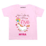 Wake up be Five Birthday Outfit