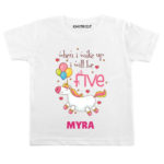 Wake up be Five Birthday Outfit