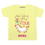 Wake up be Four Birthday Outfit