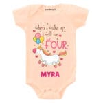 Wake up be Four Birthday Outfit