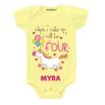 Wake up be Four Birthday Outfit