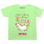 Wake up be Four Birthday Outfit