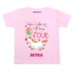 Wake up be Four Birthday Outfit