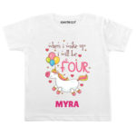 Wake up be Four Birthday Outfit