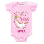 Wake up be Three Birthday wear