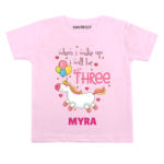 Wake up be Three Birthday wear