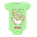 Wake up be two Toddler outfit