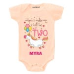 Wake up be two Toddler outfit