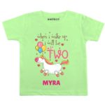 Wake up be two Toddler outfit